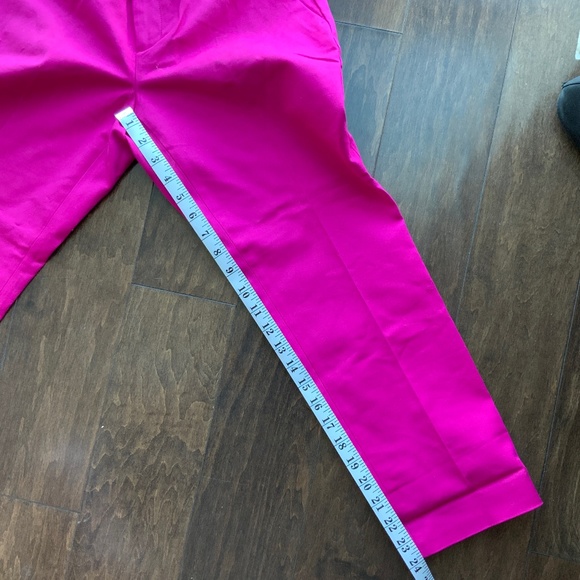 BANANA REPUBLIC Martin Fit Pink Ankle Pants Petite. Size 4P. - Picture 4 of 11